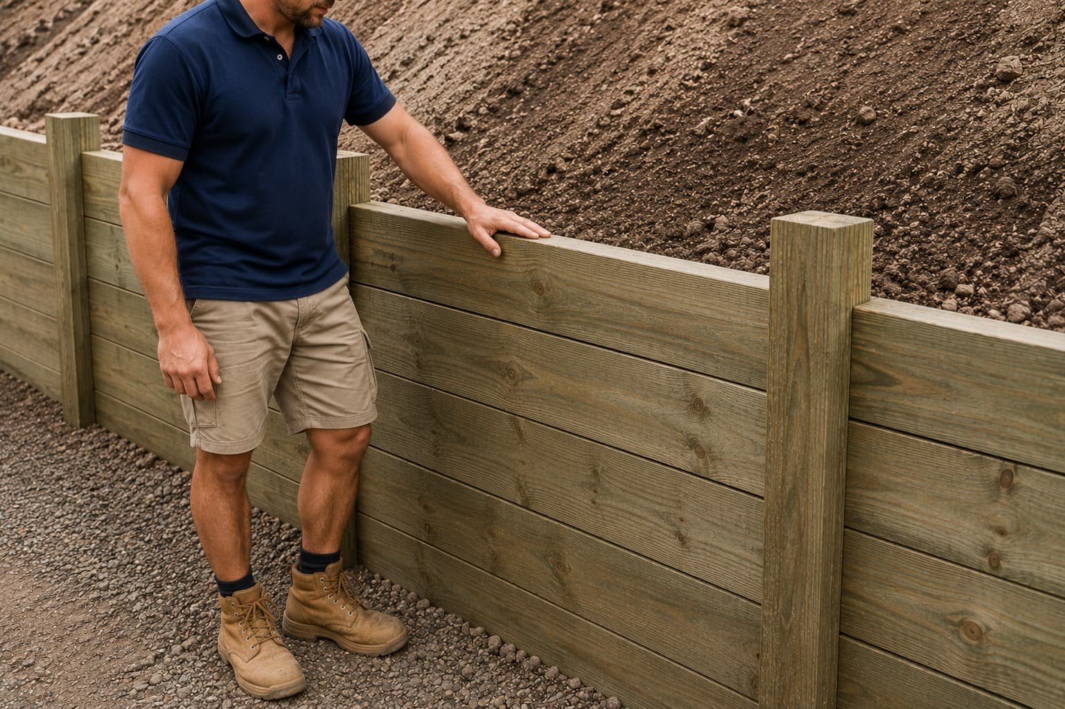 timber sleeper retaining walls